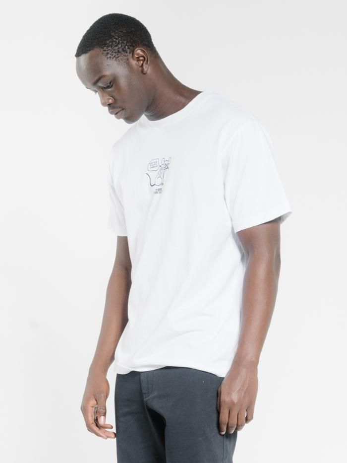 Stinkin Rat Merch Fit Tee - White sold by Thrills product image thumbnail 3