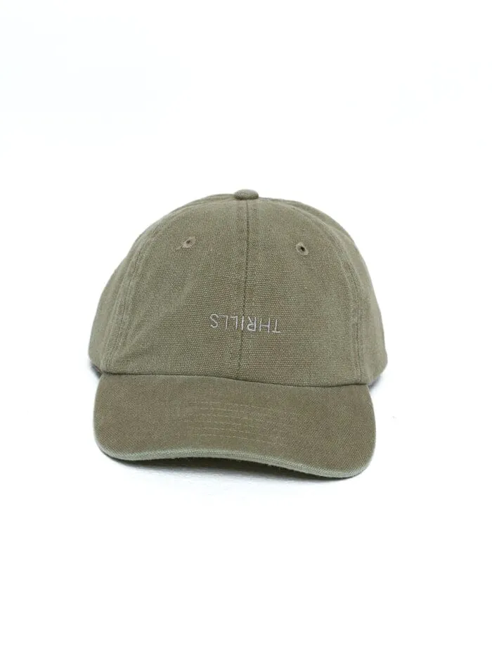 Minimal Thrills 6 Panel Cap - Aloe sold by Thrills