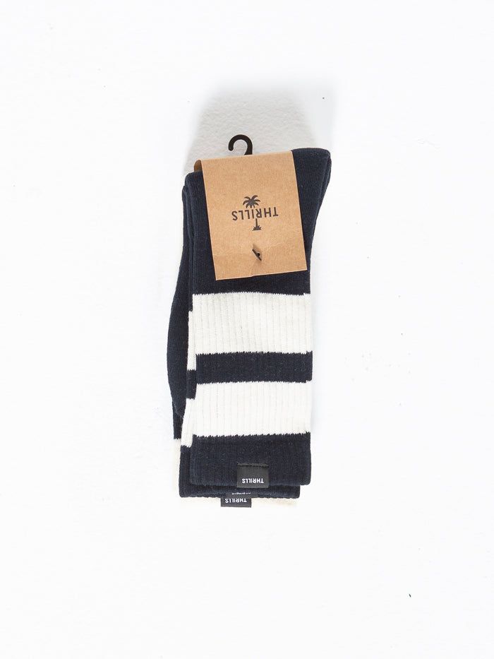 Thrills Territory 2 Pack Sock - Dark Navy/Unbleached sold by Thrills product image thumbnail 2