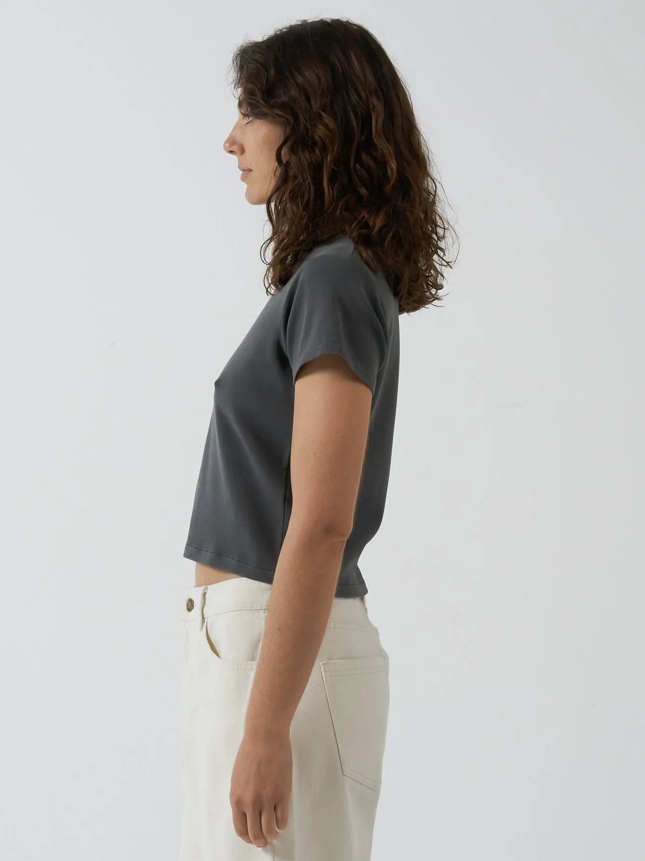 Minimal Thrills Mini Tee - Merch Black sold by Thrills product image thumbnail 4