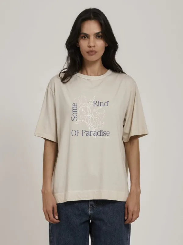 Soft Choices Box Tee - Soft Tan sold by Thrills