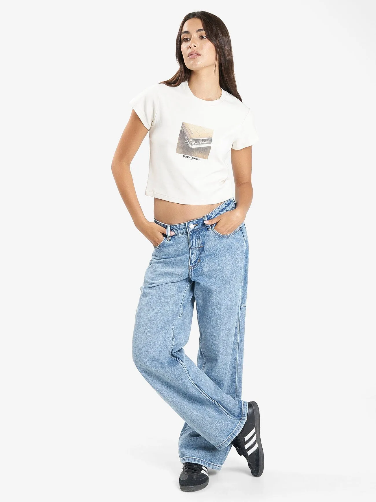 Old And Gold Mini Tee - Heritage White sold by Thrills product image thumbnail 5