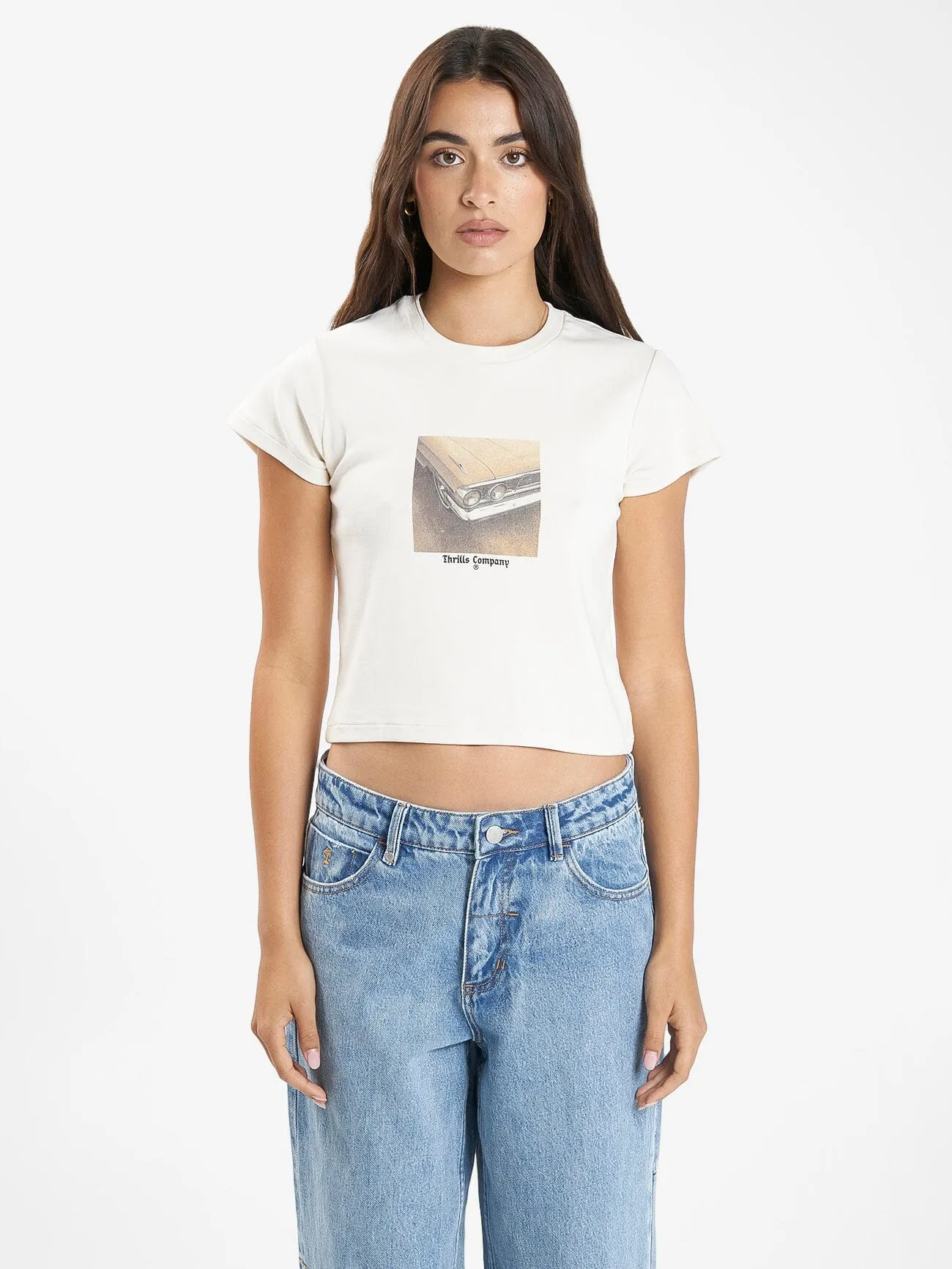 Old And Gold Mini Tee - Heritage White sold by Thrills