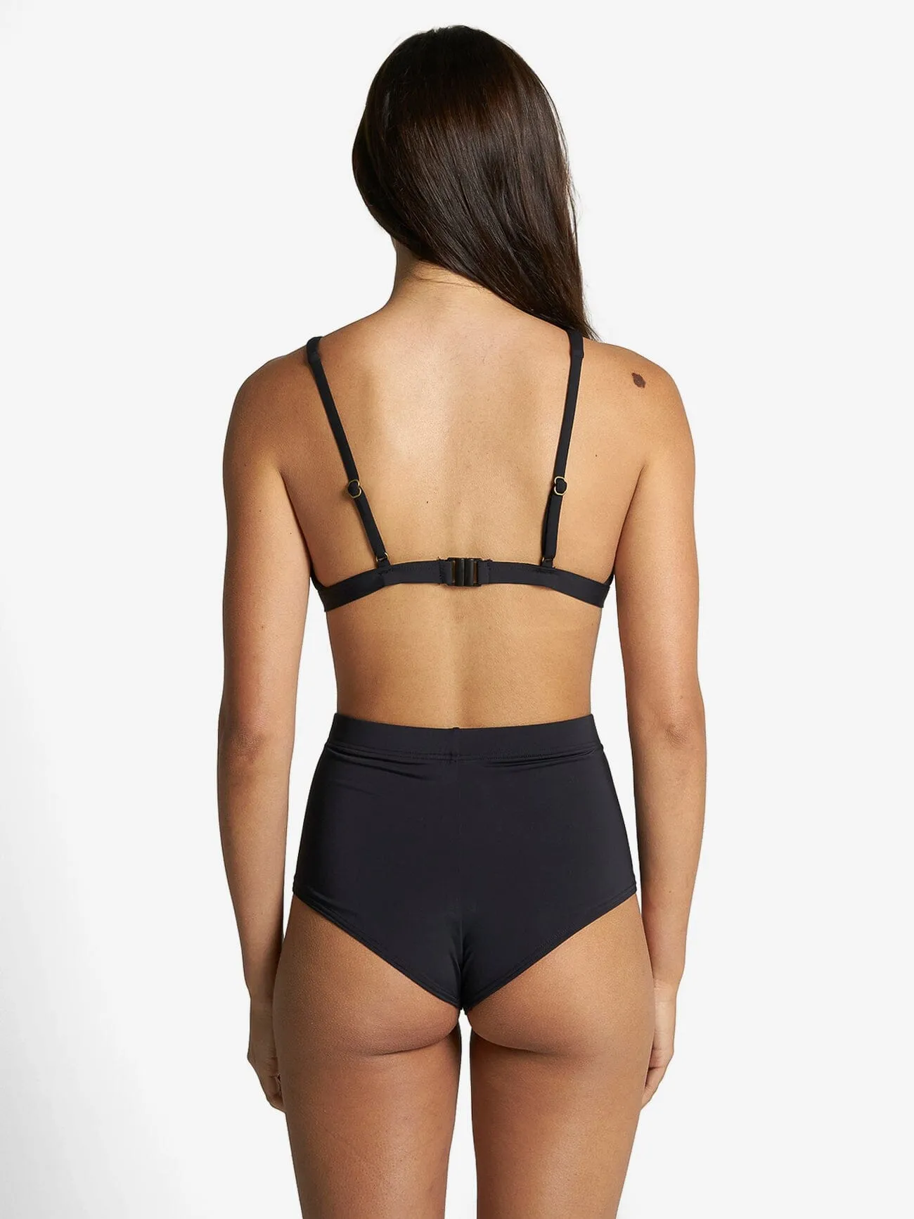 Thrills Elongated Tri Bikini Top - Black sold by Thrills product image thumbnail 2