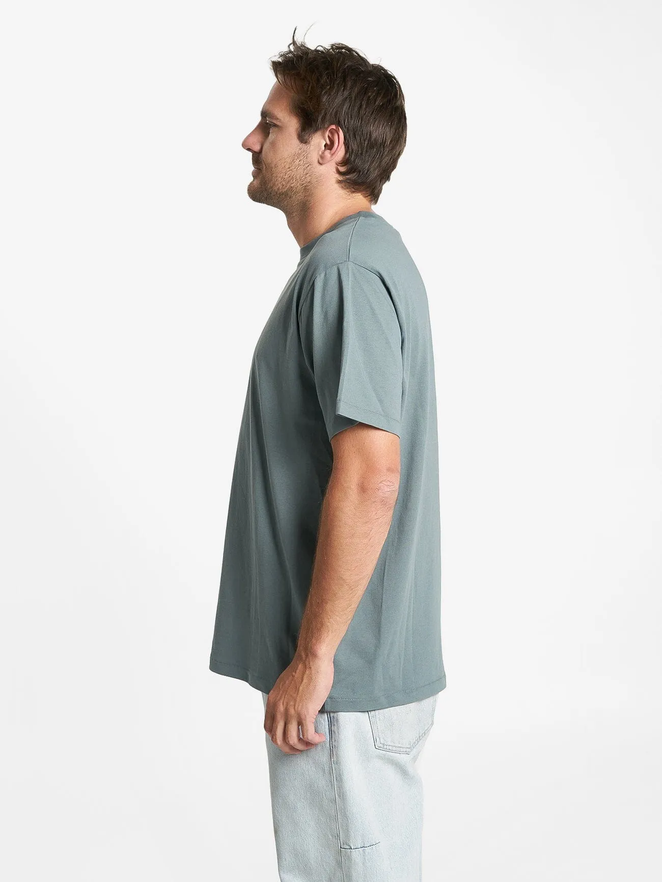Orbit Merch Fit Tee - Scrubs Green sold by Thrills product image thumbnail 4