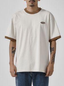 Thrills Oversize Fit Ringer Tee - Unbleached sold by Thrills