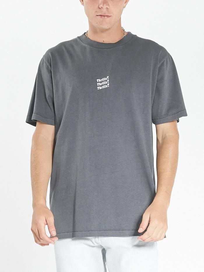 Thrills Unlimited Merch Fit Tee - Merch Black sold by Thrills