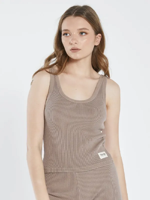 Hiatus Waffle Tank - Yak sold by Thrills