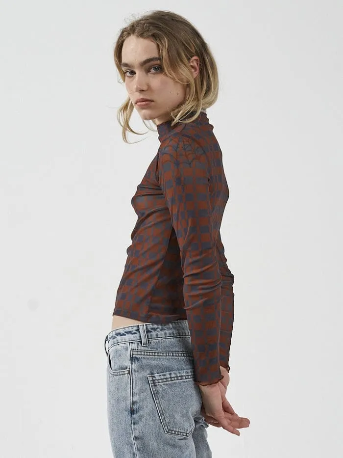 Revel Mesh Turtleneck - Navy sold by Thrills product image thumbnail 3