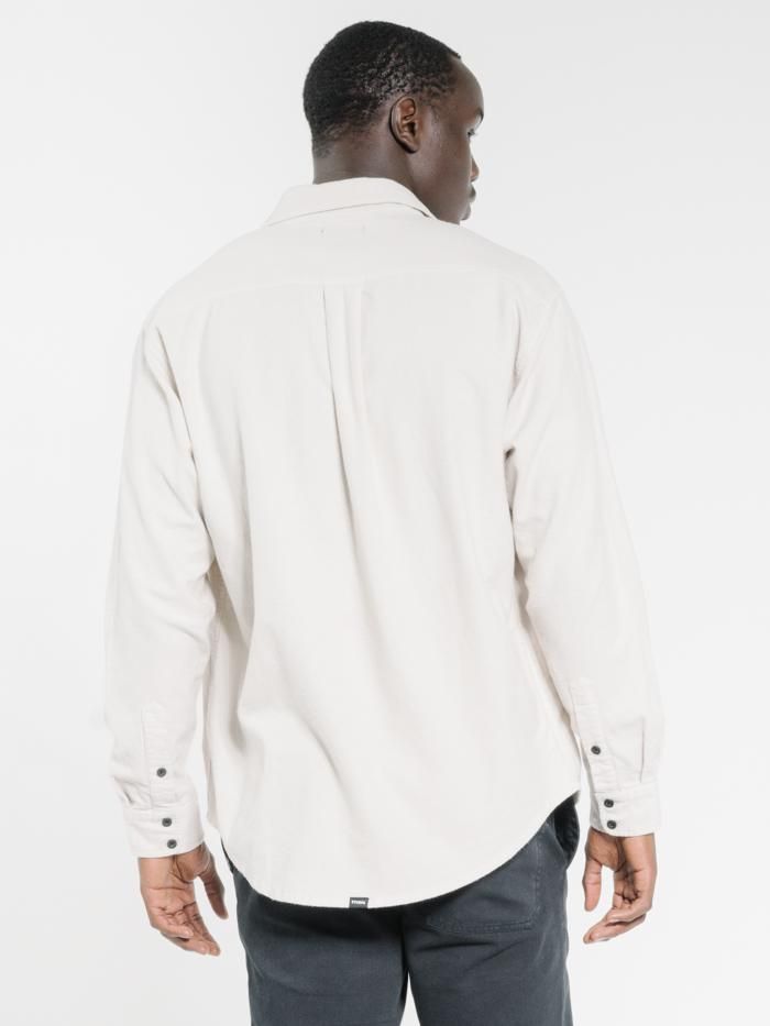 Minimal Thrills Oversized Long Sleeve Shirt - Cement sold by Thrills product image thumbnail 2