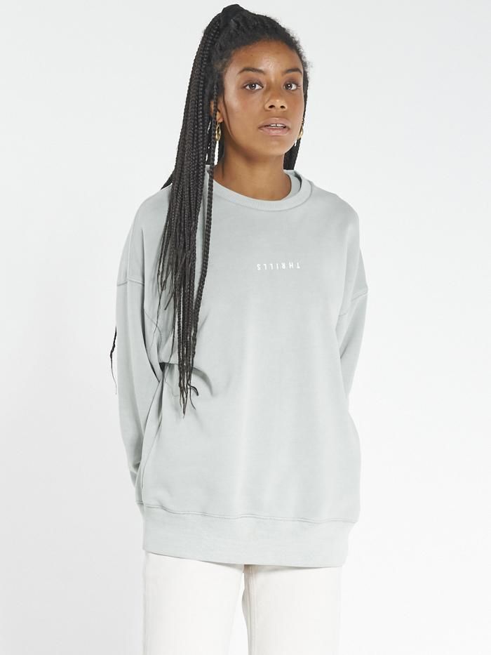 Minimal Thrills Slouch Crew - Eucalyptus sold by Thrills
