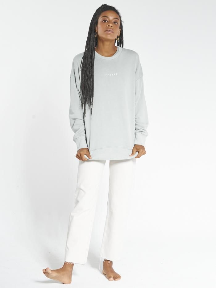 Minimal Thrills Slouch Crew - Eucalyptus sold by Thrills product image thumbnail 5