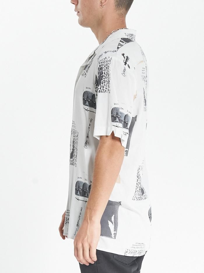 Hypnotica Bowling Shirt - Dirty White sold by Thrills product image thumbnail 4