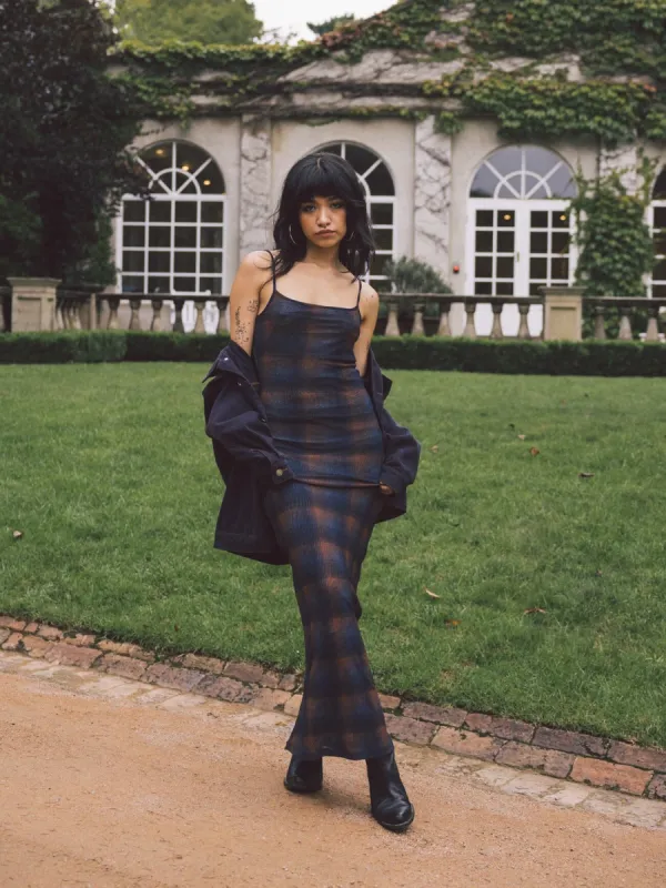 Enmesh Dress - Midnight Blue sold by Thrills