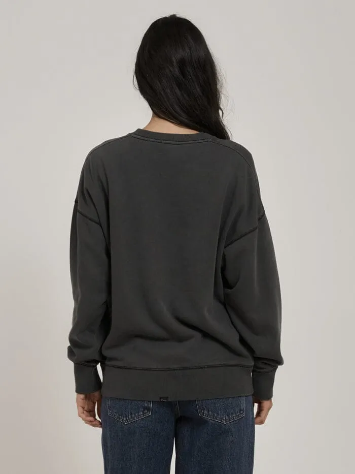 Chariot Oval Slouch Crew - Merch Black sold by Thrills product image thumbnail 2