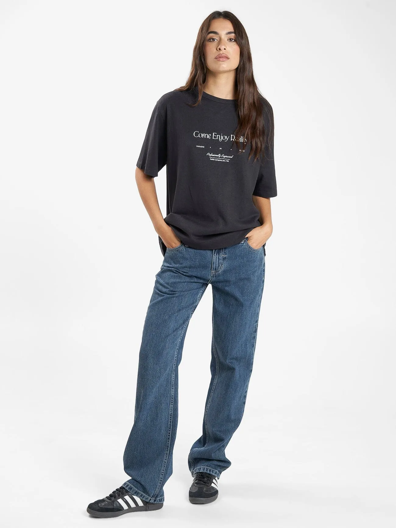 Professional Reality Hemp Box Tee - Washed Black sold by Thrills product image thumbnail 5