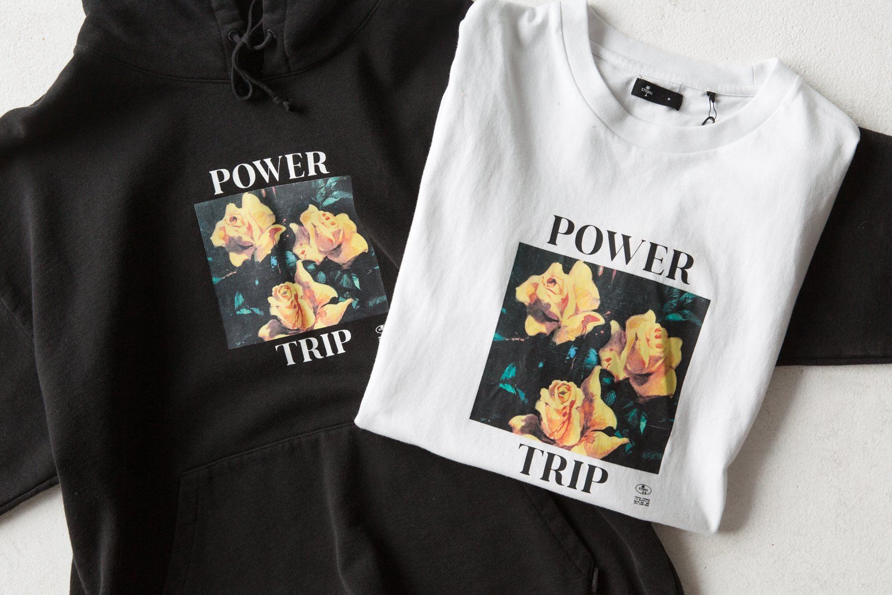 Power Trip Merch Fit Tee - White sold by Thrills product image thumbnail 3