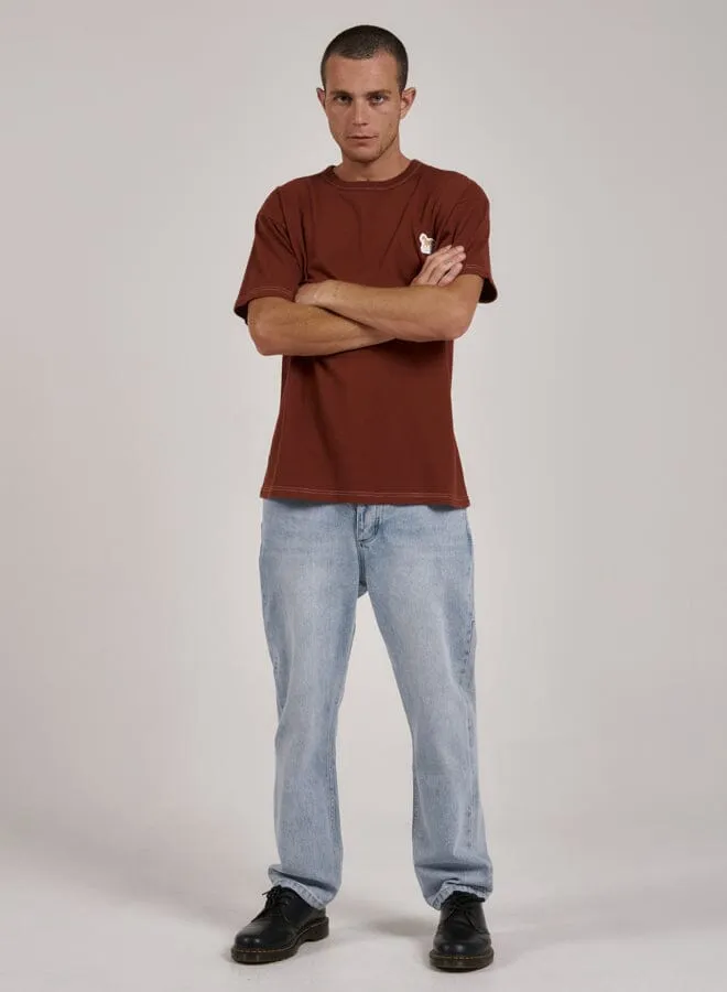 Running Free Box Fit Tee - Chimney Red sold by Thrills product image thumbnail 5