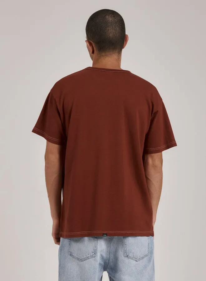 Running Free Box Fit Tee - Chimney Red sold by Thrills product image thumbnail 2