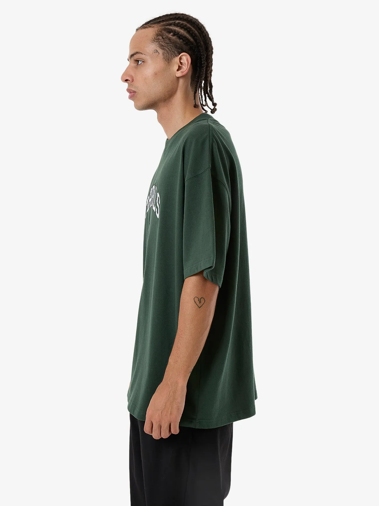Hard Knocks Box Fit Oversize Tee - Sycamore sold by Thrills product image thumbnail 3