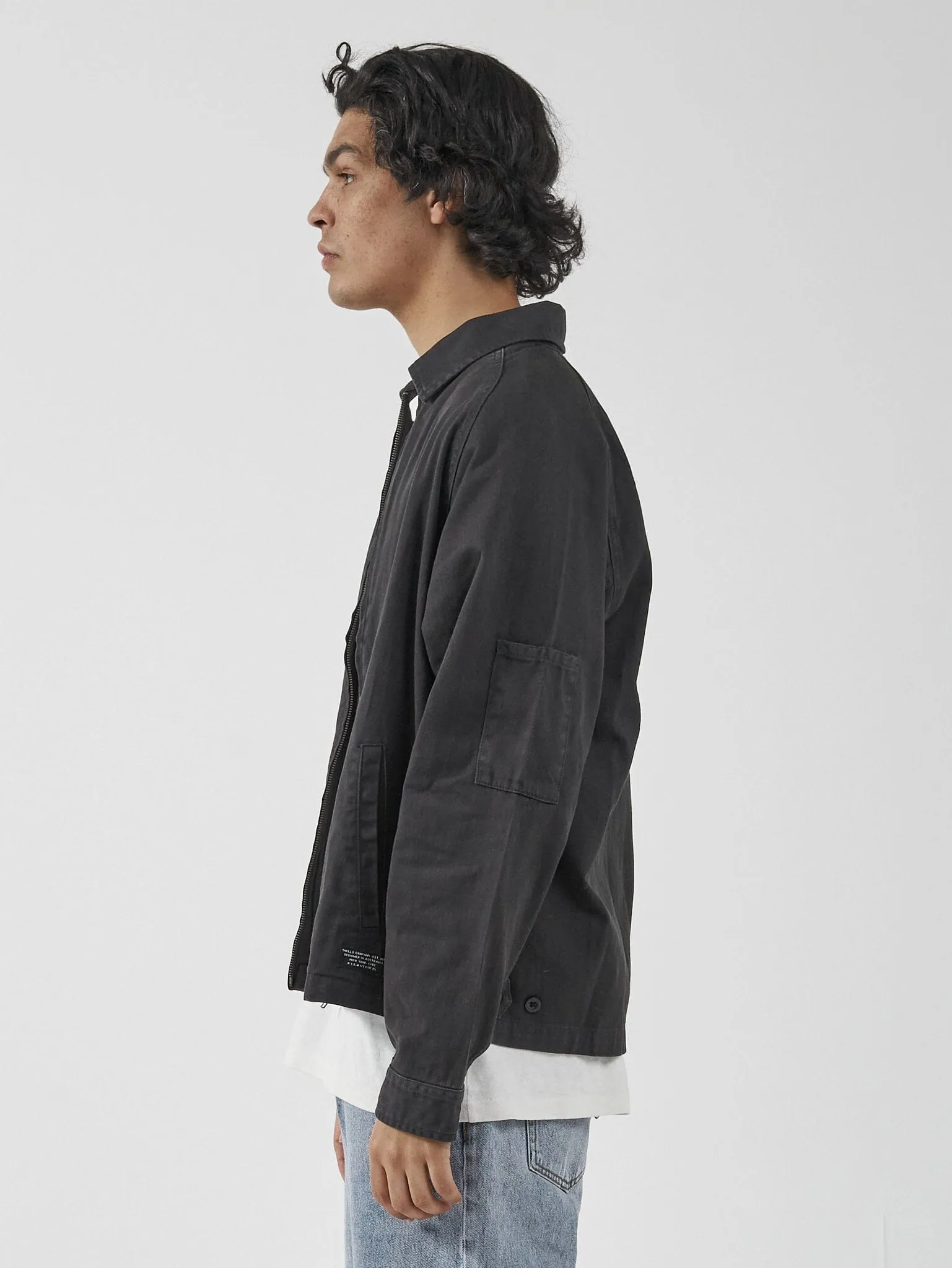 Minimal Thrills Work Jacket - Washed Black sold by Thrills product image thumbnail 3