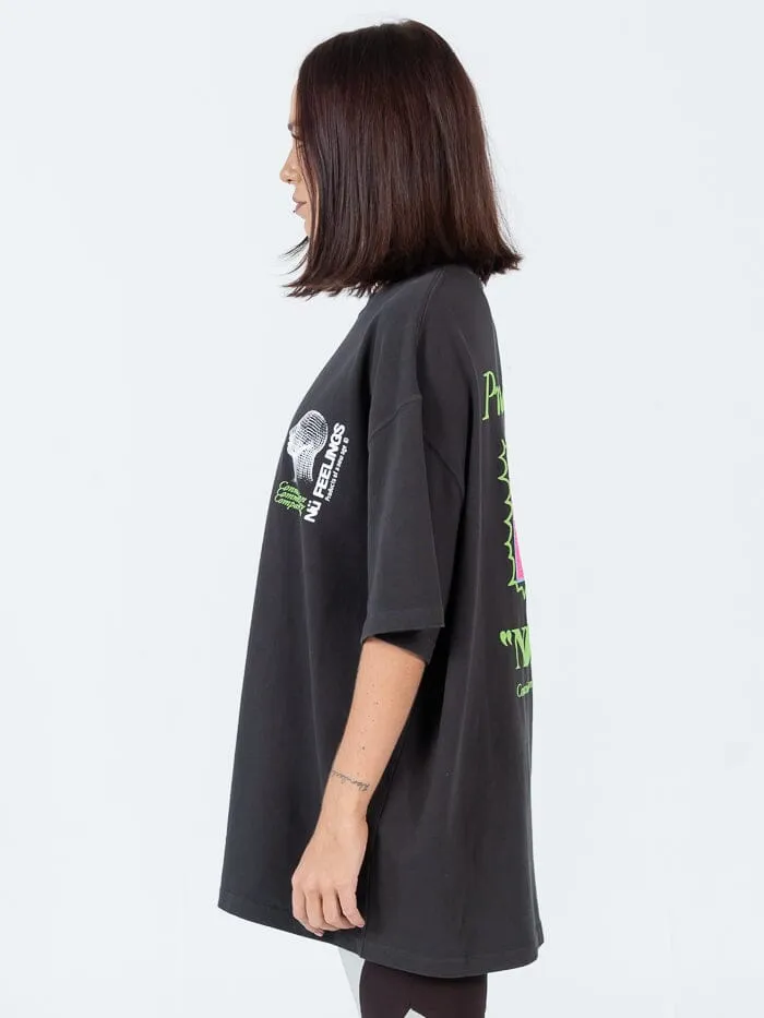 New Age Oversize Heavyweight Tee - Vintage Black Overdye sold by Thrills product image thumbnail 3