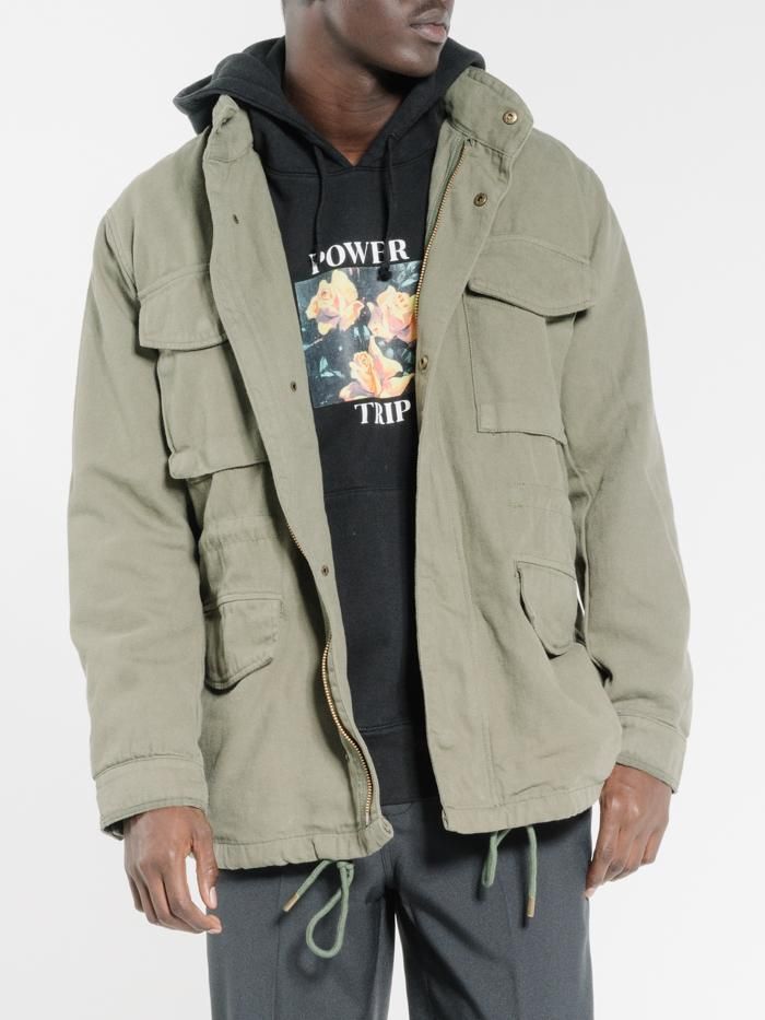 Formation Jacket - Army Green sold by Thrills
