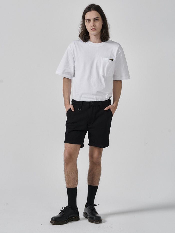 Hard Yakka x Thrills Mandude Work Short - Black sold by Thrills product image thumbnail 5