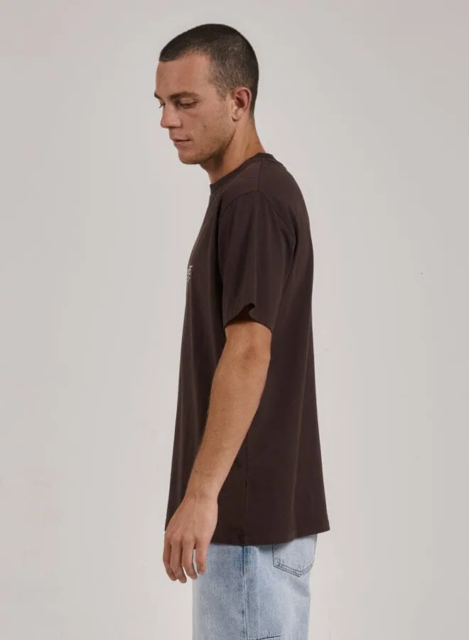 Laid Back Merch Fit Tee - Postal Brown sold by Thrills product image thumbnail 3