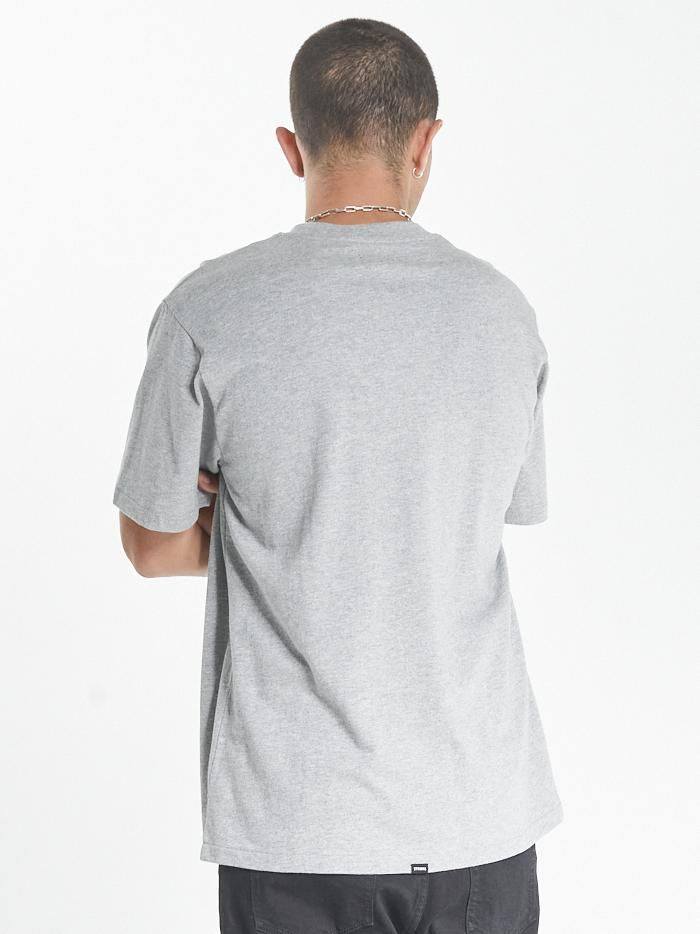 Banner Merch Fit Tee - Grey Marle sold by Thrills product image thumbnail 2