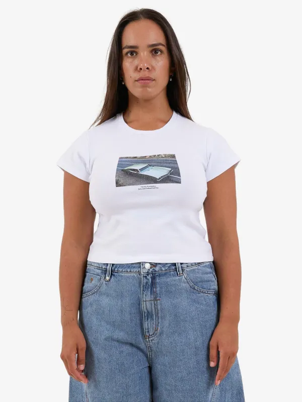 Canyon Mini Tee - White sold by Thrills