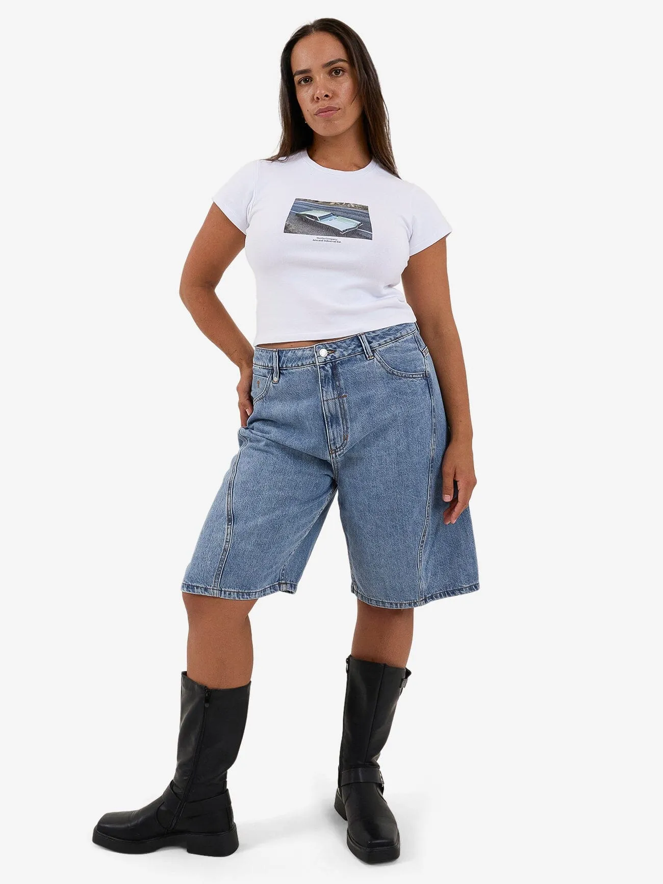 Canyon Mini Tee - White sold by Thrills product image thumbnail 4