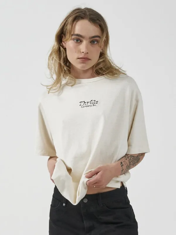 Intuition Hemp Box Tee - Tofu sold by Thrills