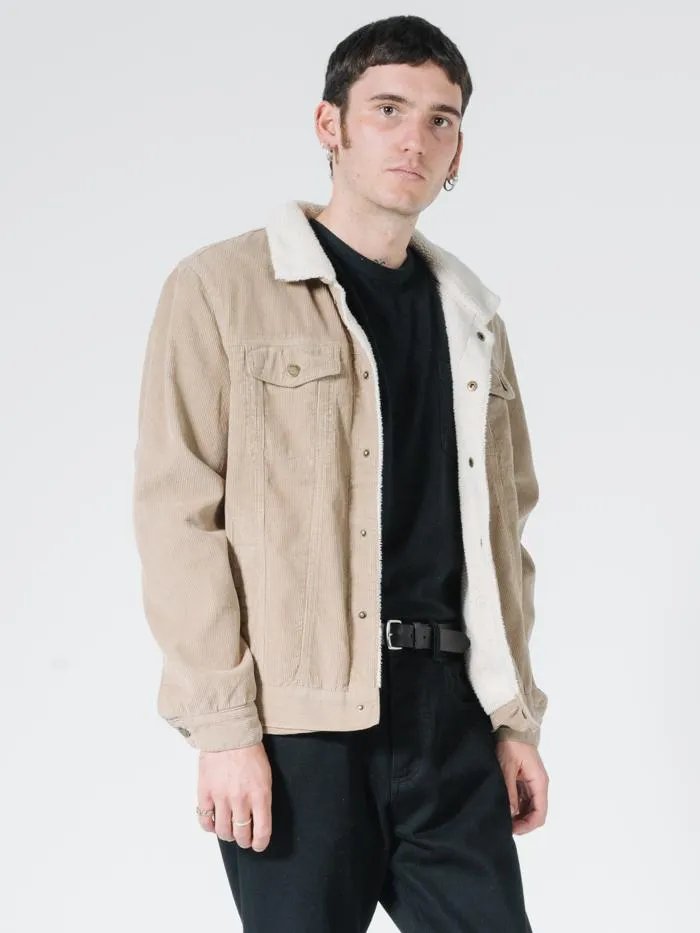 Sherpa Wanderer Corduroy Jacket - Vintage Khaki sold by Thrills product image thumbnail 5