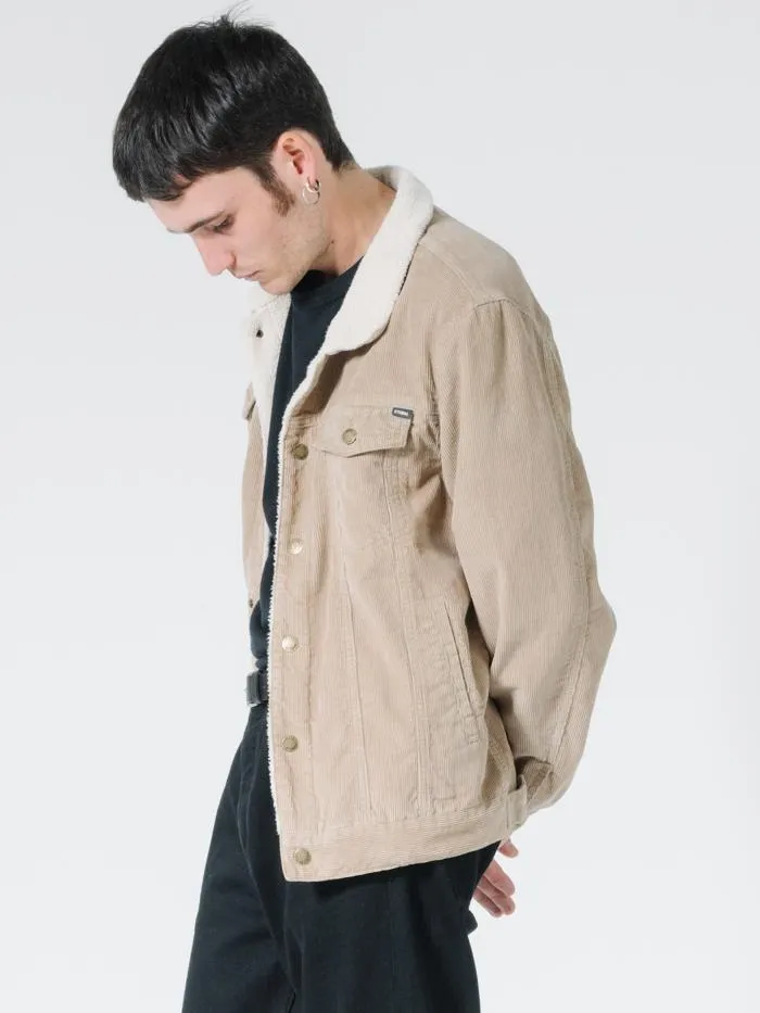 Sherpa Wanderer Corduroy Jacket - Vintage Khaki sold by Thrills product image thumbnail 3