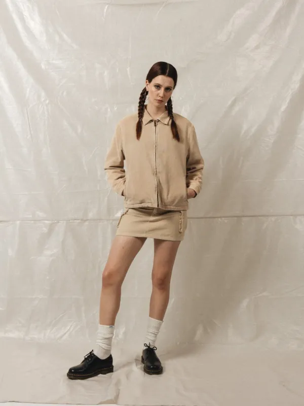 Lottie Cargo Skirt - Soft Tan made by Thrills