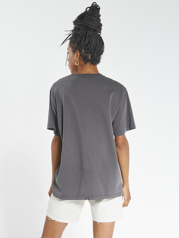 Raising Hell Merch Fit Tee - Vintage Black sold by Thrills product image thumbnail 2