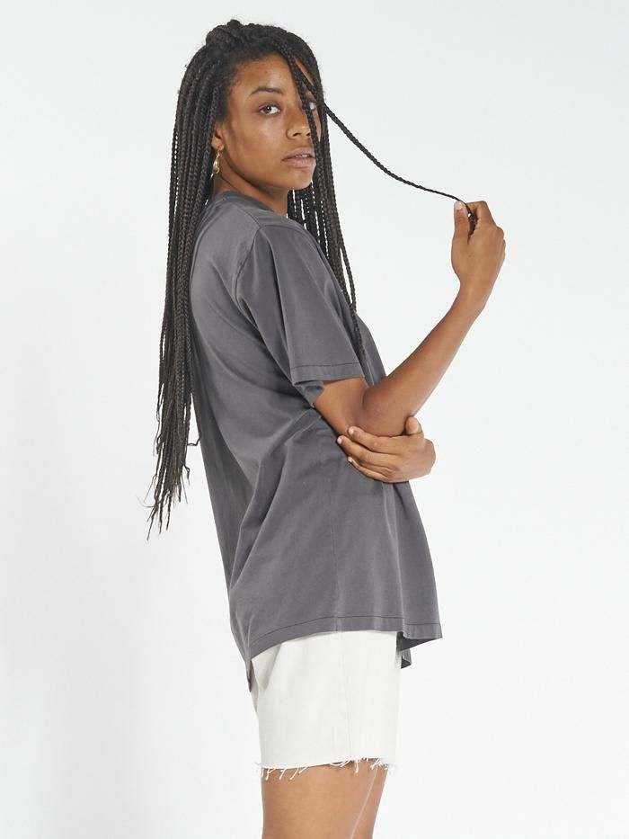 Raising Hell Merch Fit Tee - Vintage Black sold by Thrills product image thumbnail 3