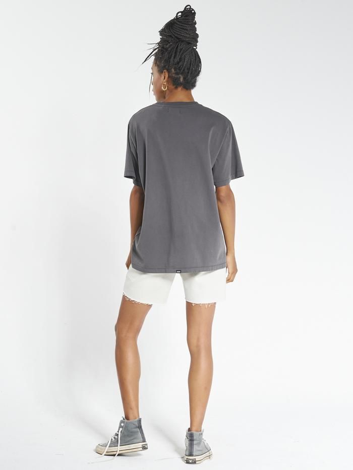Raising Hell Merch Fit Tee - Vintage Black sold by Thrills product image thumbnail 6