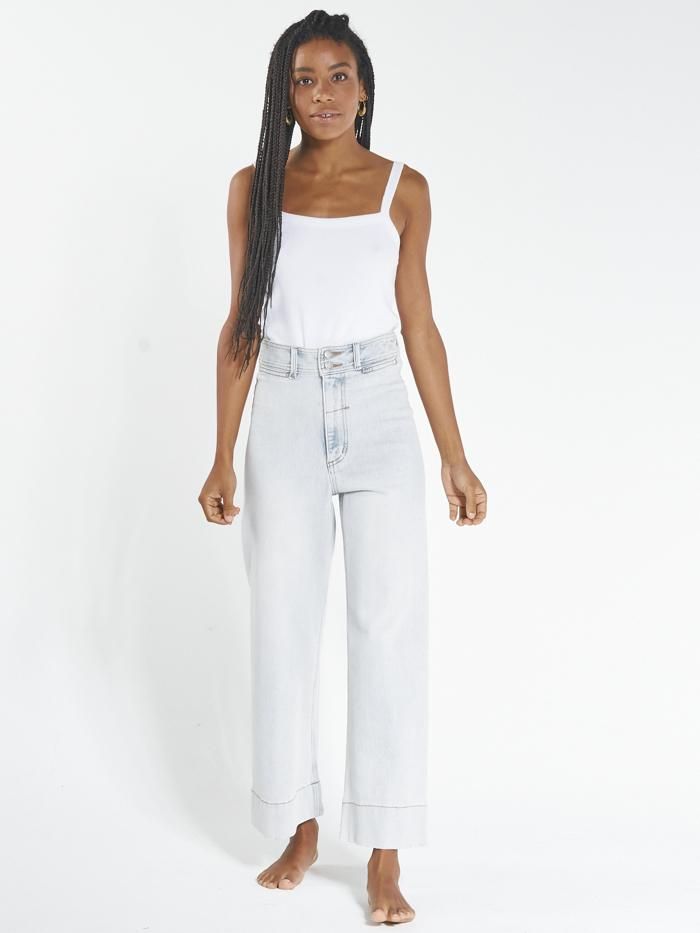 Belle Stretch Jean - Light Blue Fade sold by Thrills