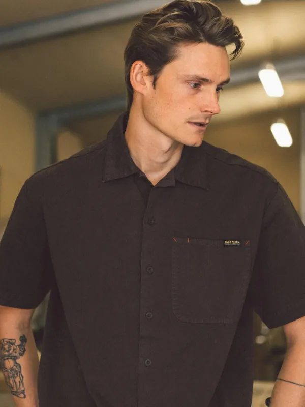 Hard Yakka X Thrills Short Sleeve Shirt - Postal Brown sold by Thrills