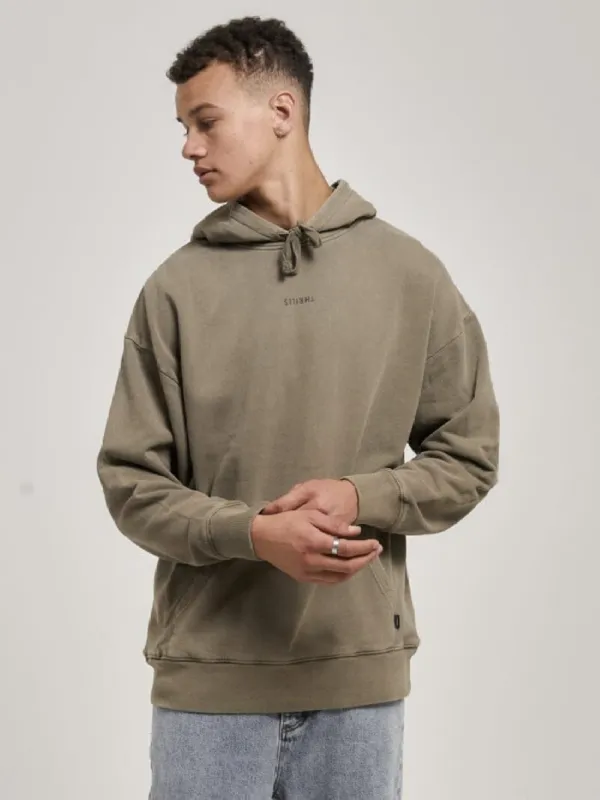 Minimal Thrills Slouch Pull On Hood - Dune sold by Thrills