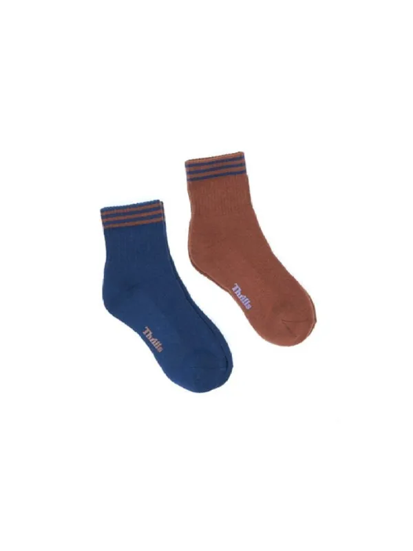 Revel 2 Pack Sock - Mood Indigo - Tortoise Shell sold by Thrills