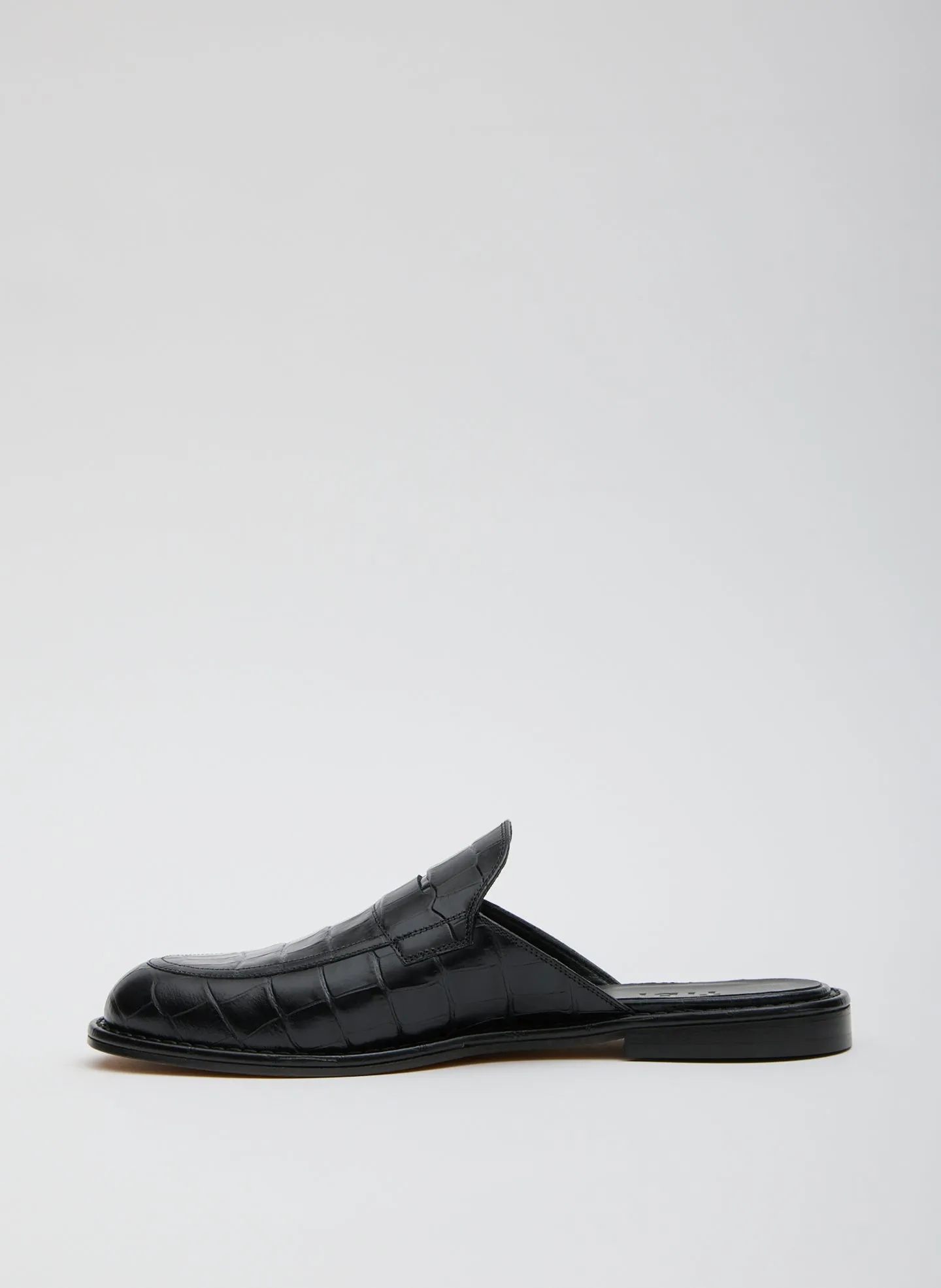 Herbert Slide Crocodile Embossed sold by Tibi product image thumbnail 4