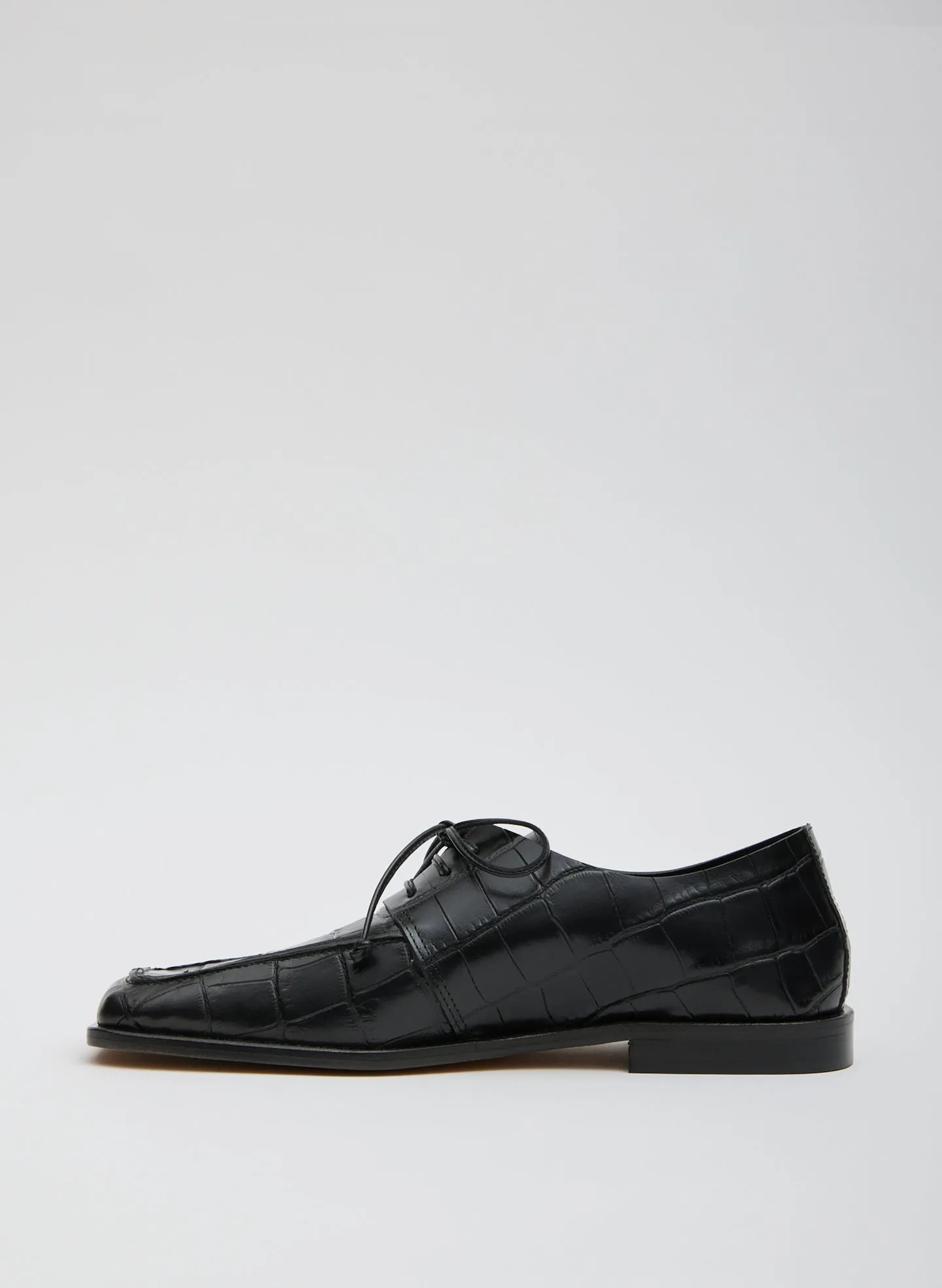 Brody Square Toe Loafer Crocodile Embossed sold by Tibi product image thumbnail 4