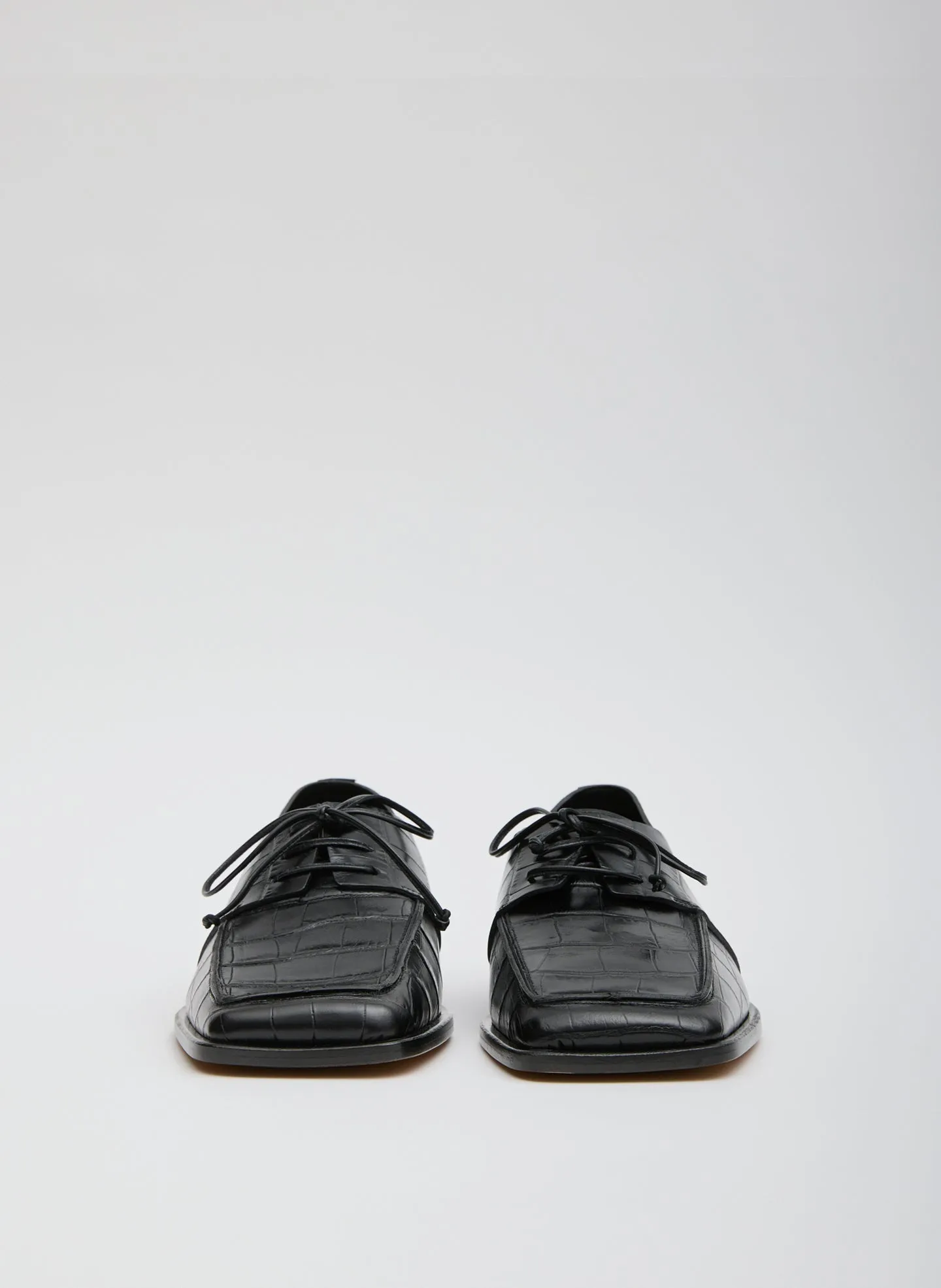 Brody Square Toe Loafer Crocodile Embossed sold by Tibi product image thumbnail 3