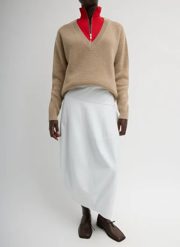 Leather Asymmetrical Balloon Skirt sold by Tibi