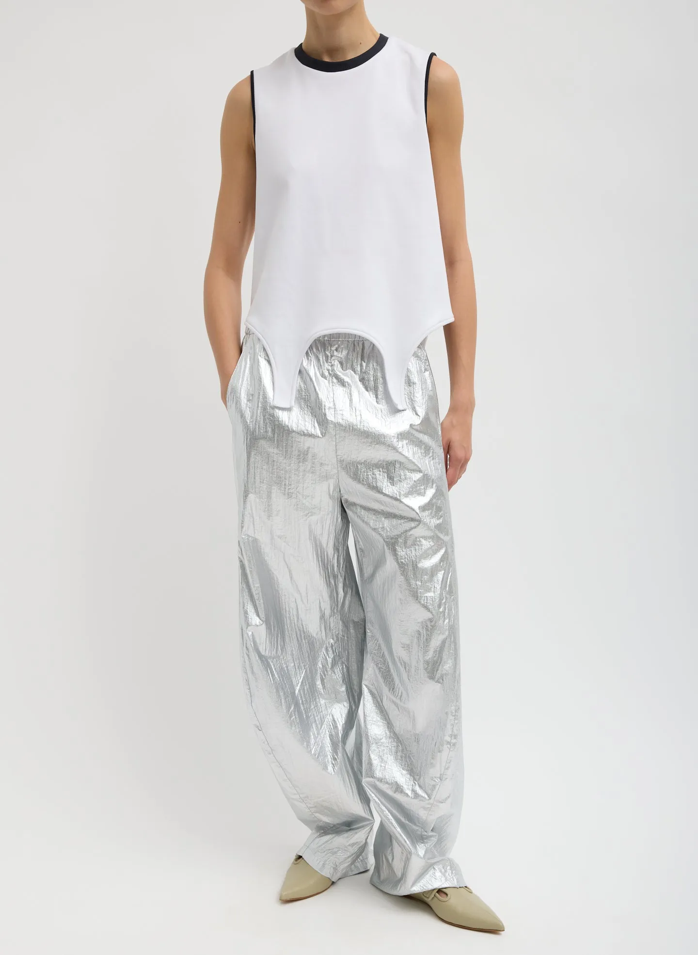 Active Knit Flip Tank sold by Tibi product image thumbnail 3