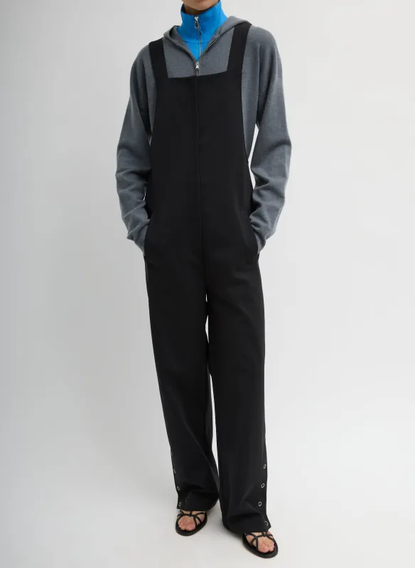 Compact Tech Knit Overalls made by Tibi
