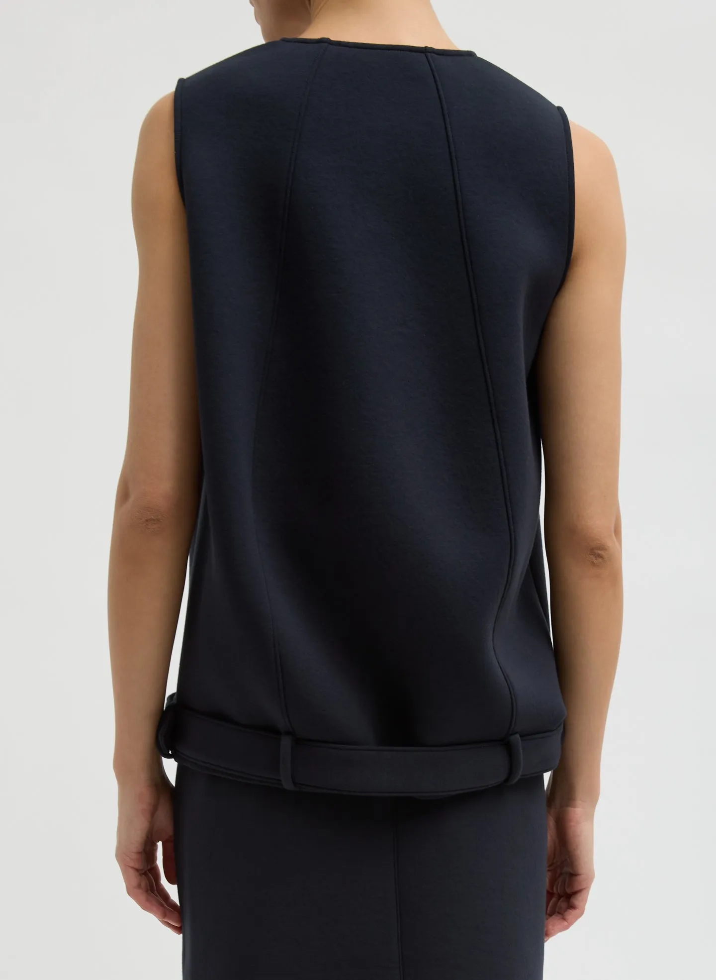 Bonded Viscose Tank Top sold by Tibi product image thumbnail 3